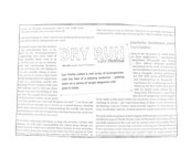 DRY RUN part 3: Scale of Emergency