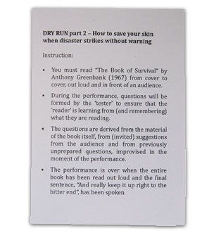 DRY RUN part 3